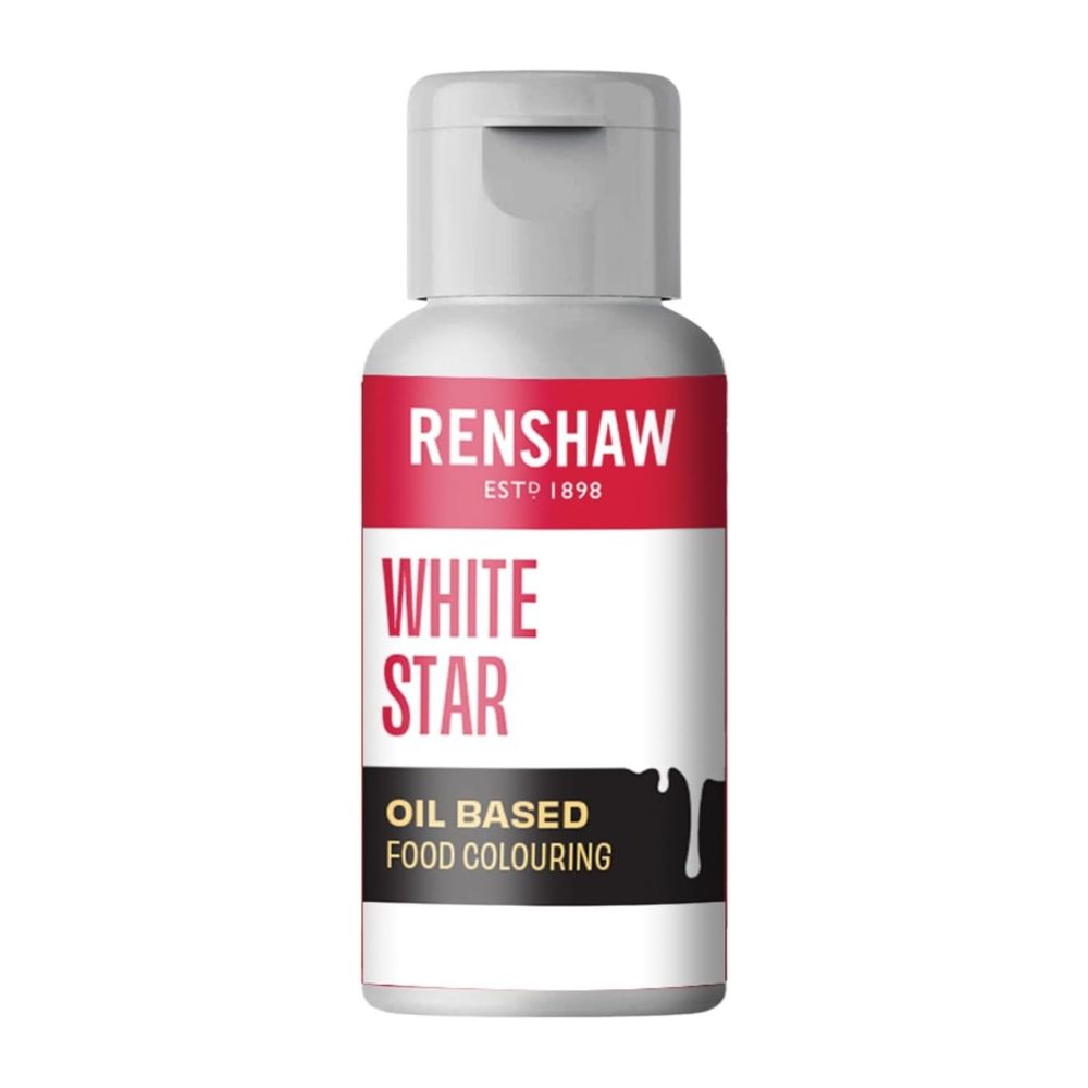 Renshaw White Star (White) Oil Food Based Colouring 20g