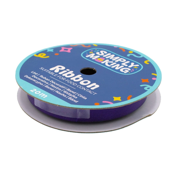 Simply Making Deep Purple Food-Safe Ribbon x 20 Metres