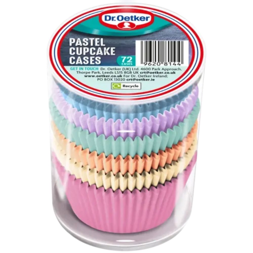 Dr. Oetker Pastel Cupcake Cases x 72