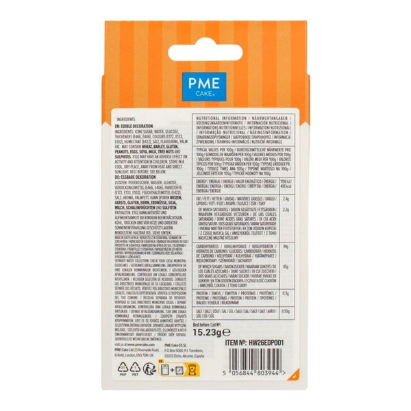 PME Mixed Halloween Character Edible Cake Decorations Pack of 12