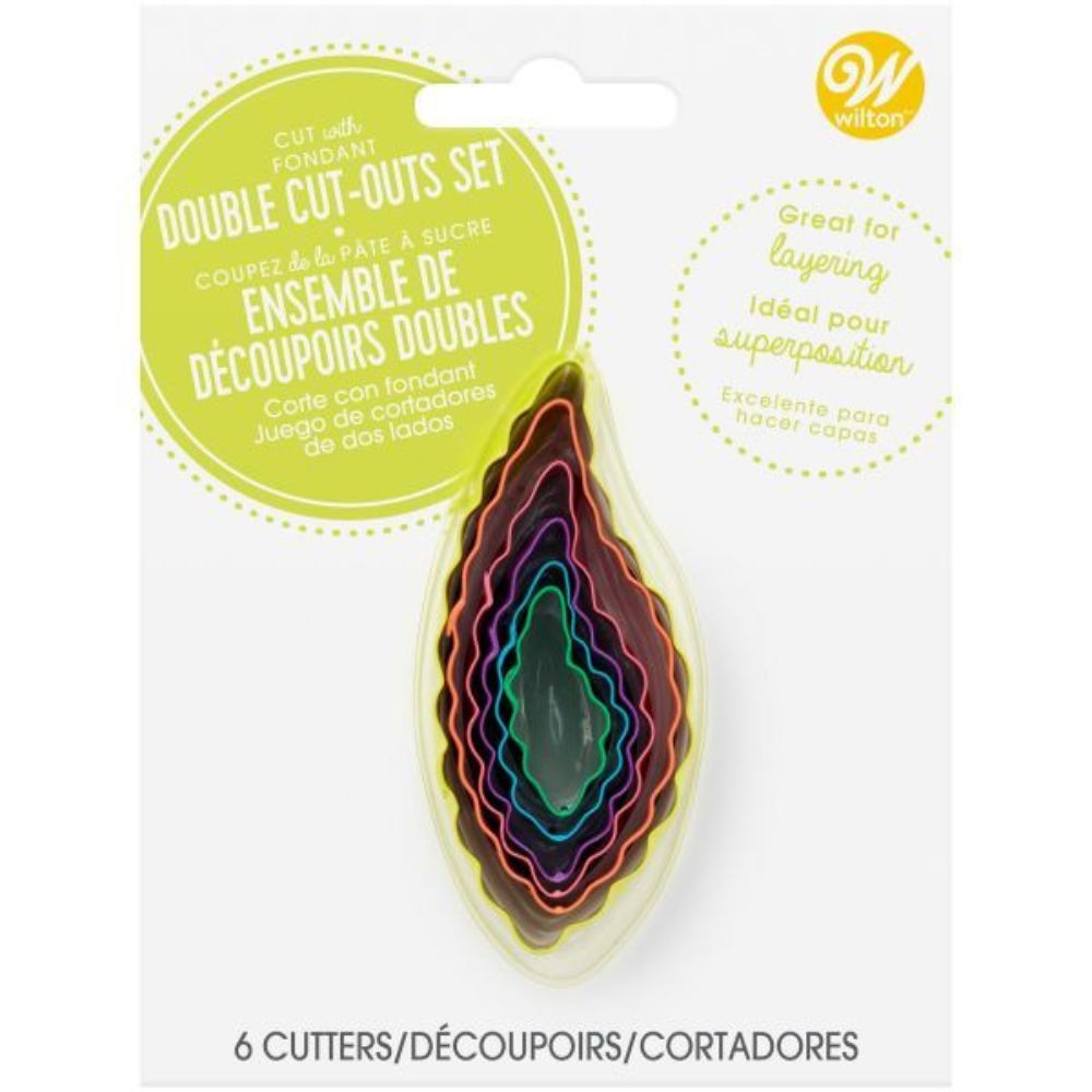 Wilton Leaf Double-sided Cutters Set Of 6