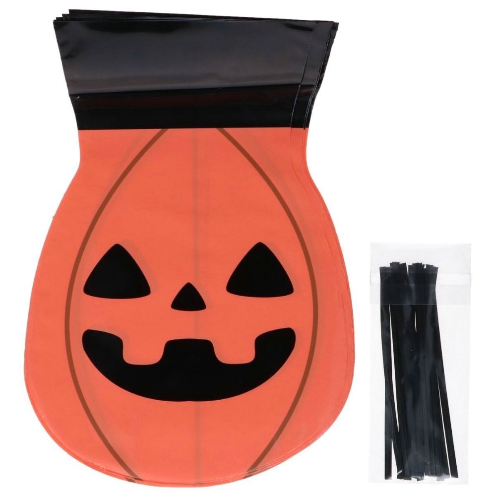 Wilton Jack O Lantern Shaped Treat Bags Pack of 15