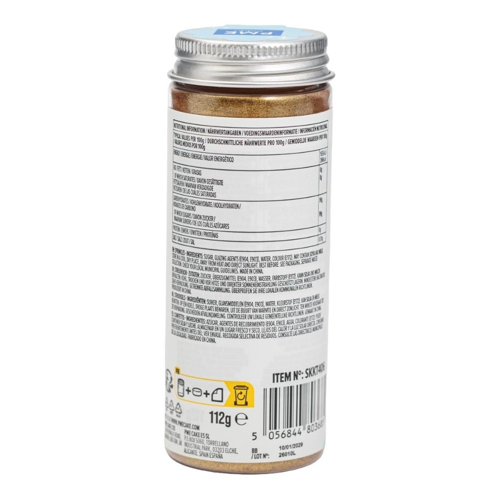 PME Gold Sugar Sprinkles 112g