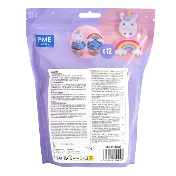 PME Magic Unicorn Marshmallows Pack of 12