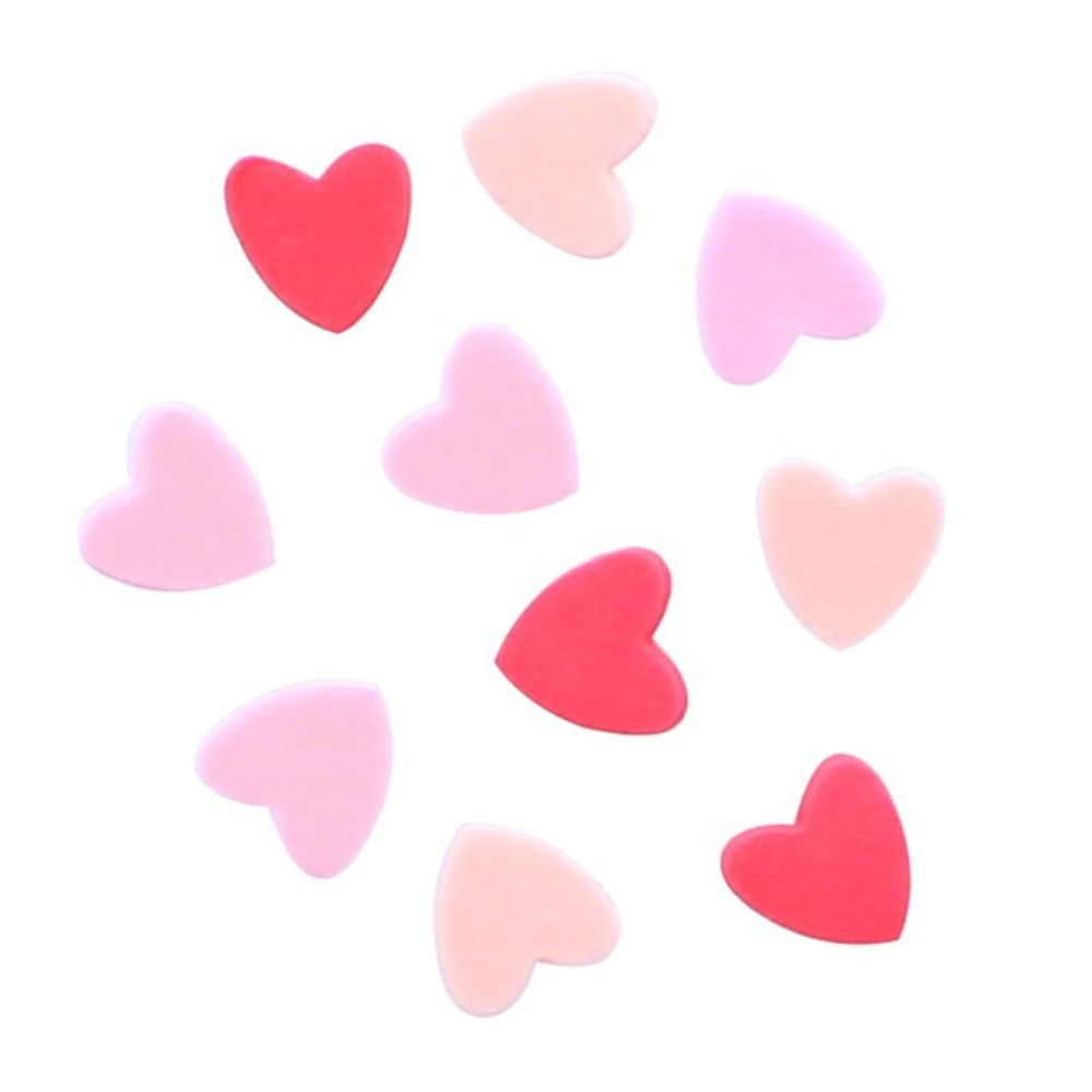 Culpitt Red & Pink Mini Hearts Edible Sugar Toppers Set Of 100