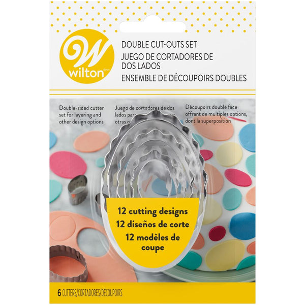 Wilton Oval Double-sided Cutters Set Of 6