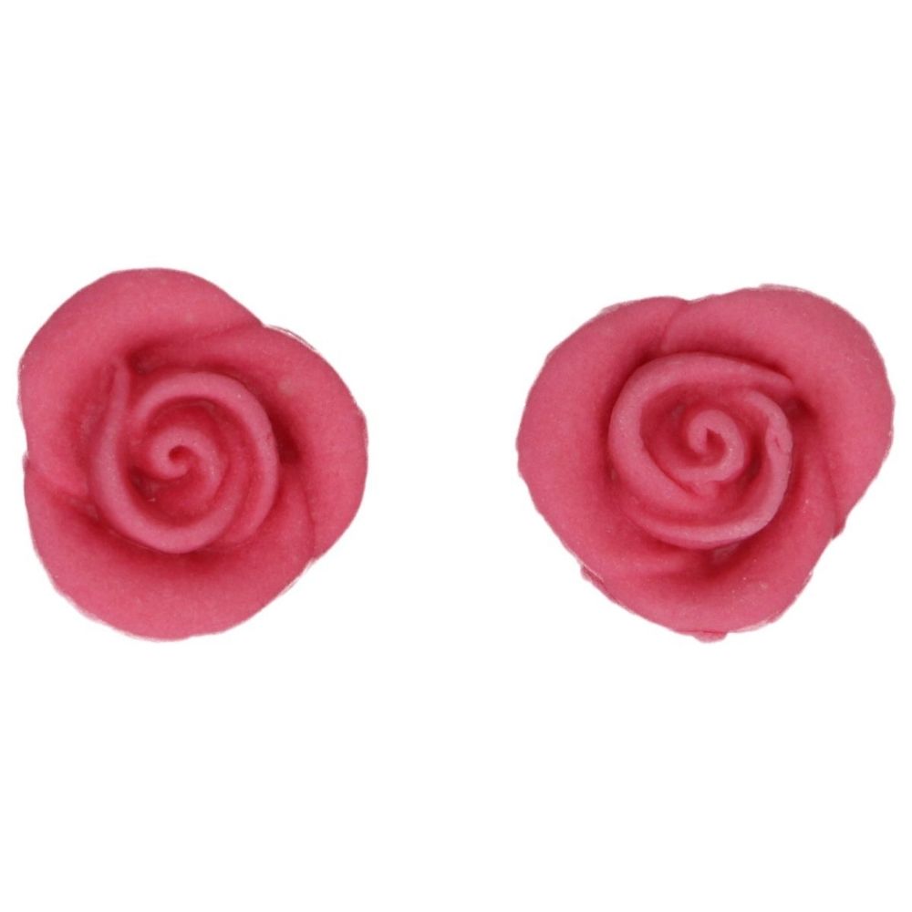 FunCakes Pink Roses Sugarpaste Decorations Set of 6