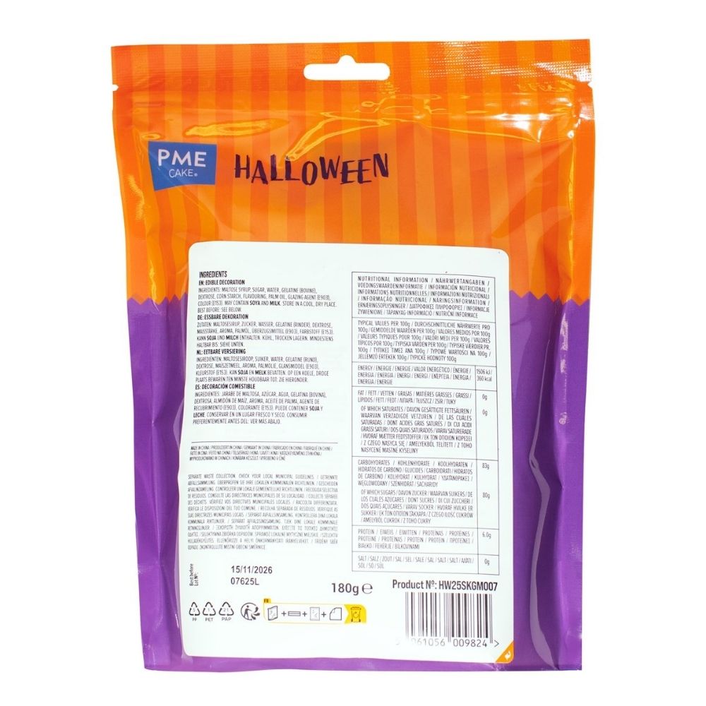 PME Ghost Halloween Marshmallows Pack of 12