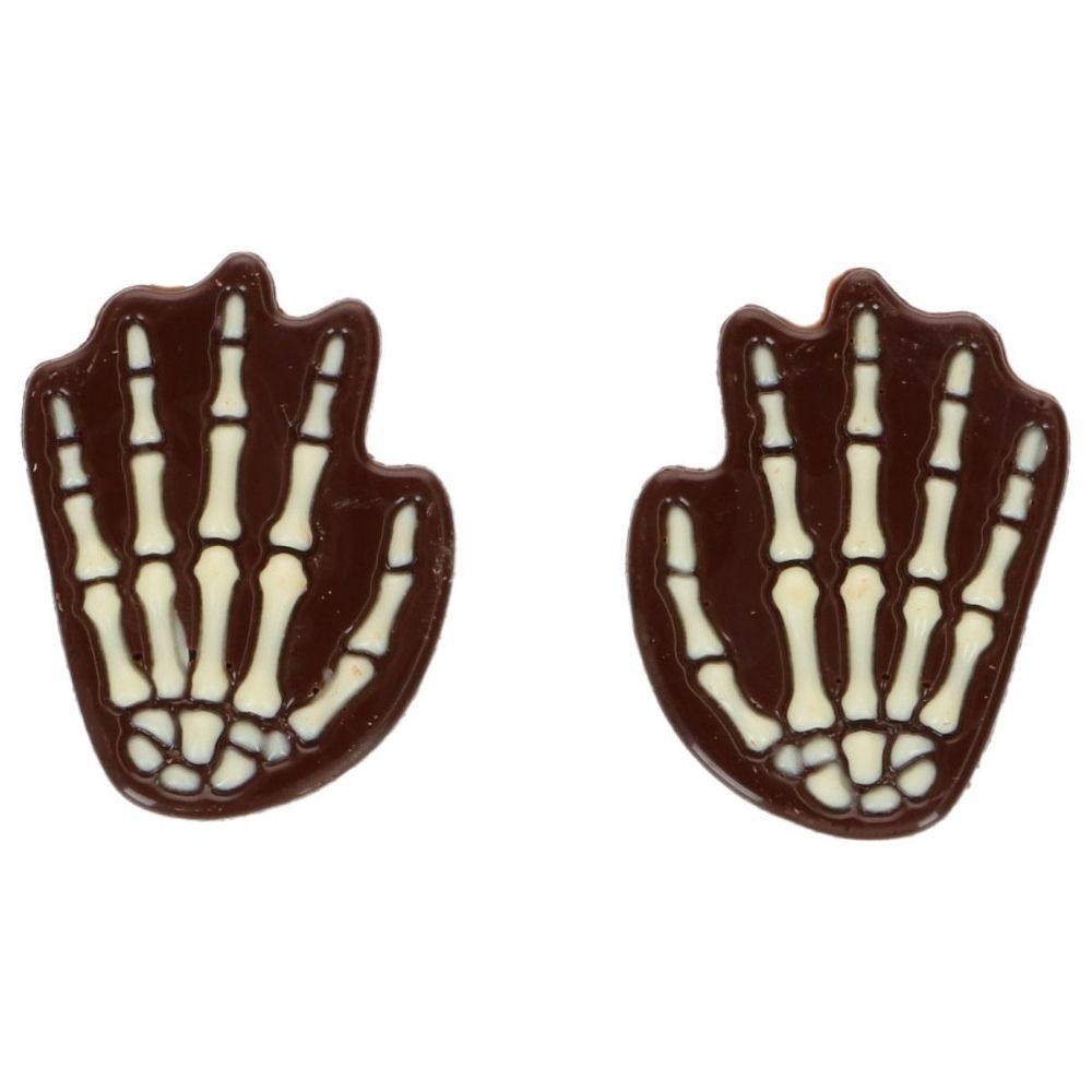 FunCakes Skeleton Hands Chocolate Decorations Pack of 6