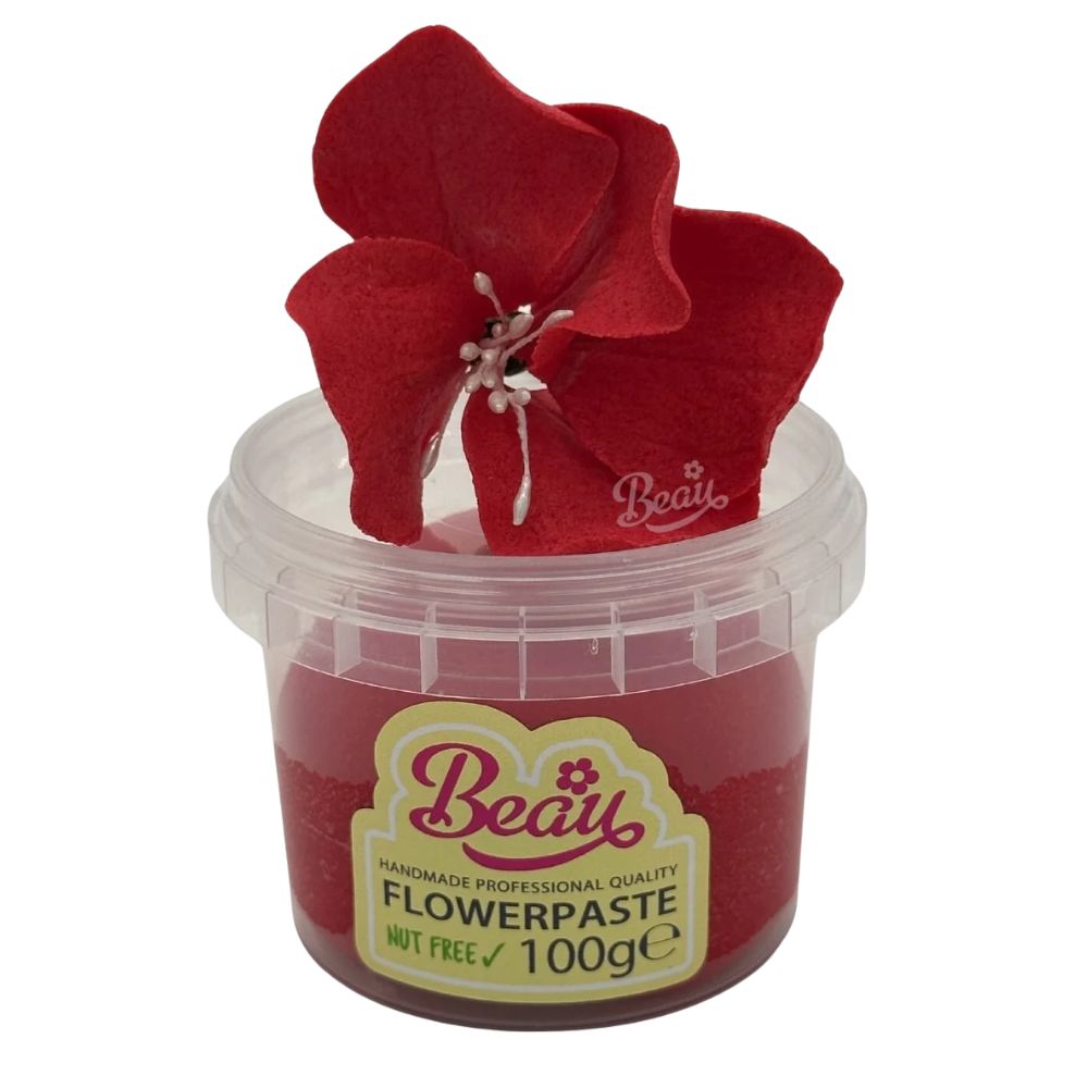 Beau Products Poinsettia Red Flower Paste 100g