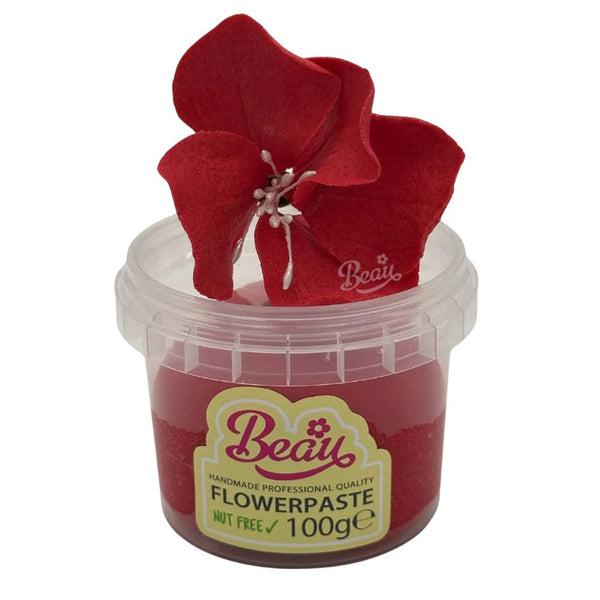 Beau Products Poinsettia Red Flower Paste 100g