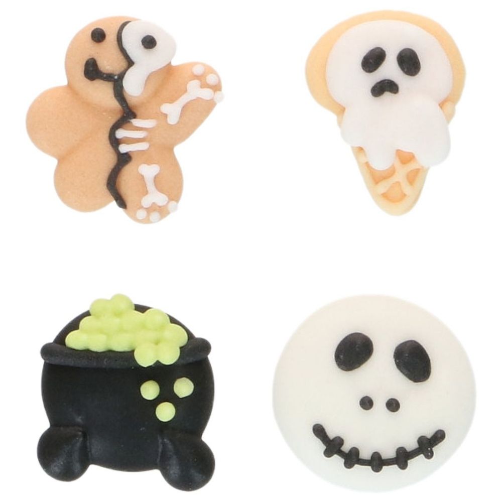FunCakes Haunted Treats Sugar Decorations Set of 8