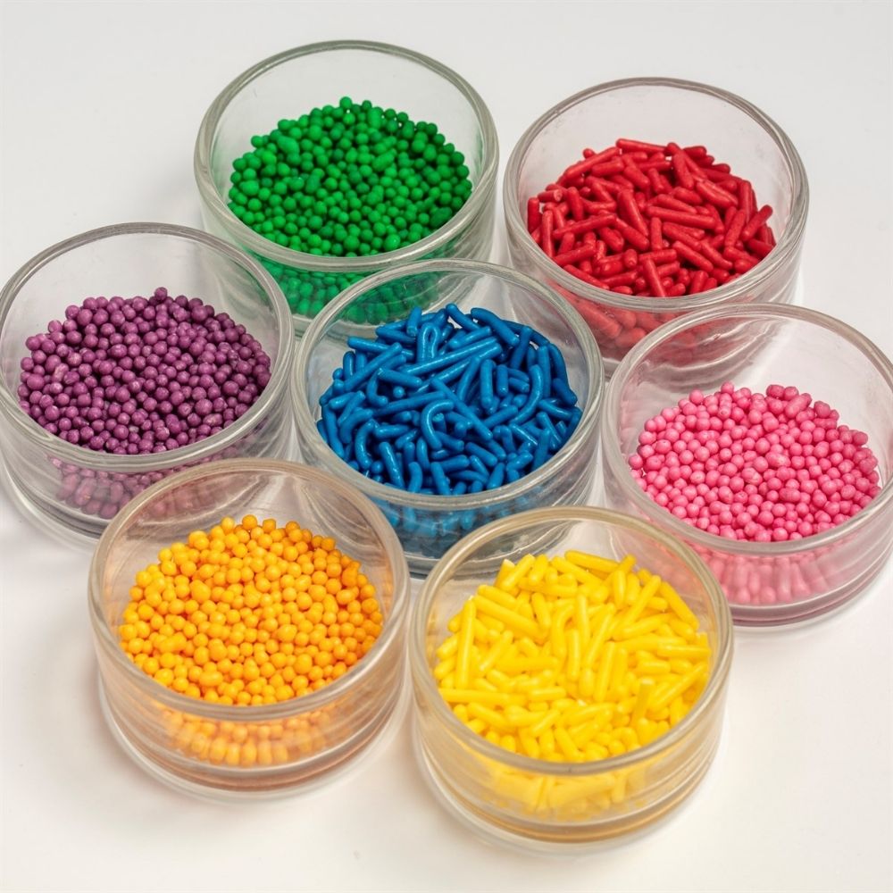PME Rainbow Assorted Sprinkles Set of 7