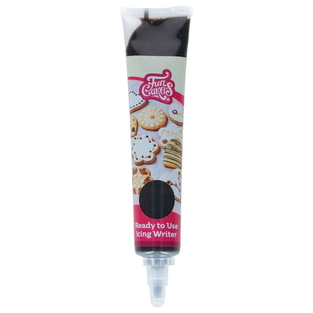 FunCakes Dark Choco Flavour - Ready to Use Icing Writer 25g