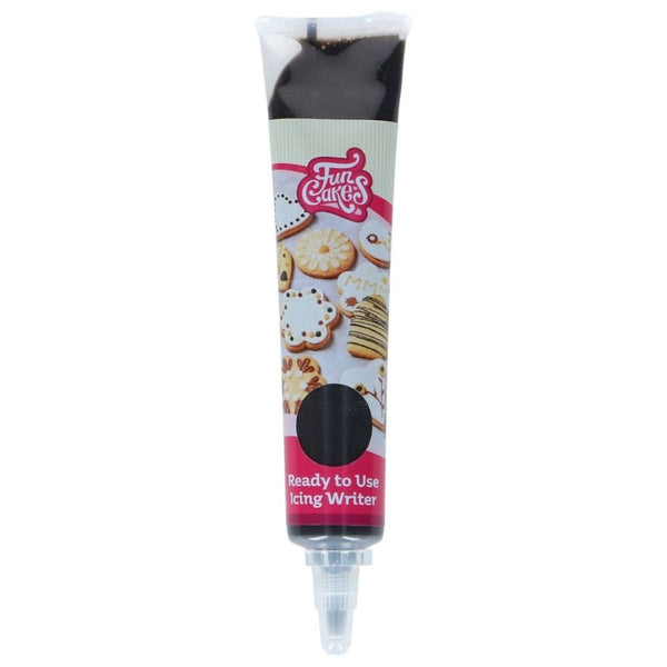 FunCakes Dark Choco Flavour - Ready to Use Icing Writer 25g