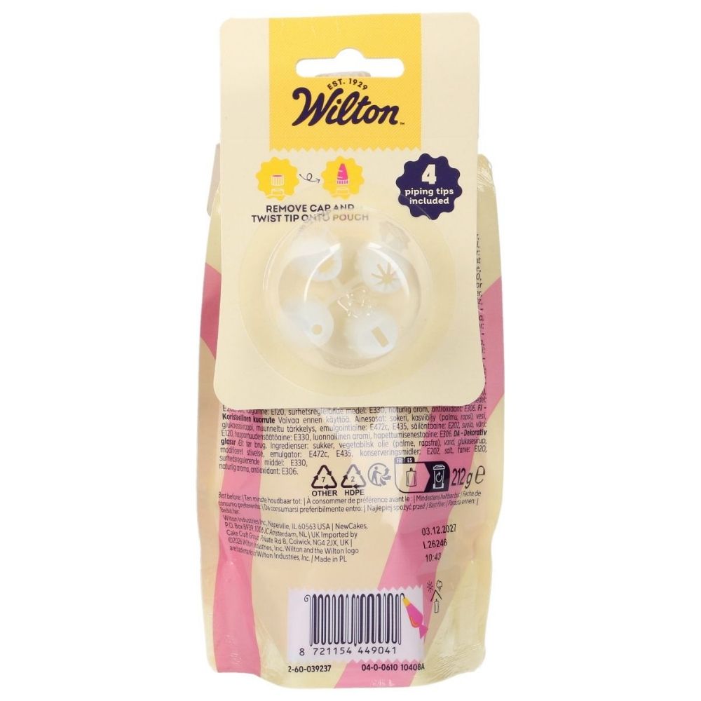 Wilton Pink - Decorator Icing 212g