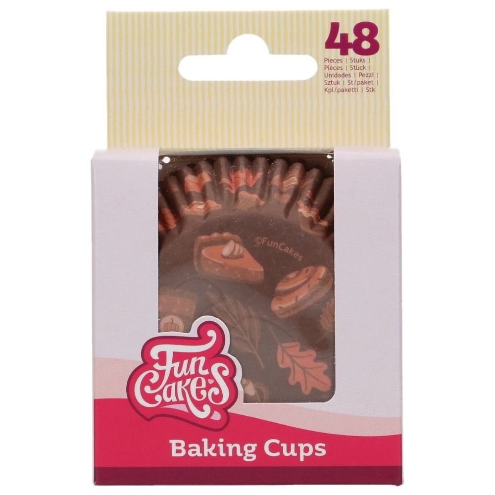 FunCakes Cosy Fall Baking Cups Pack x 48