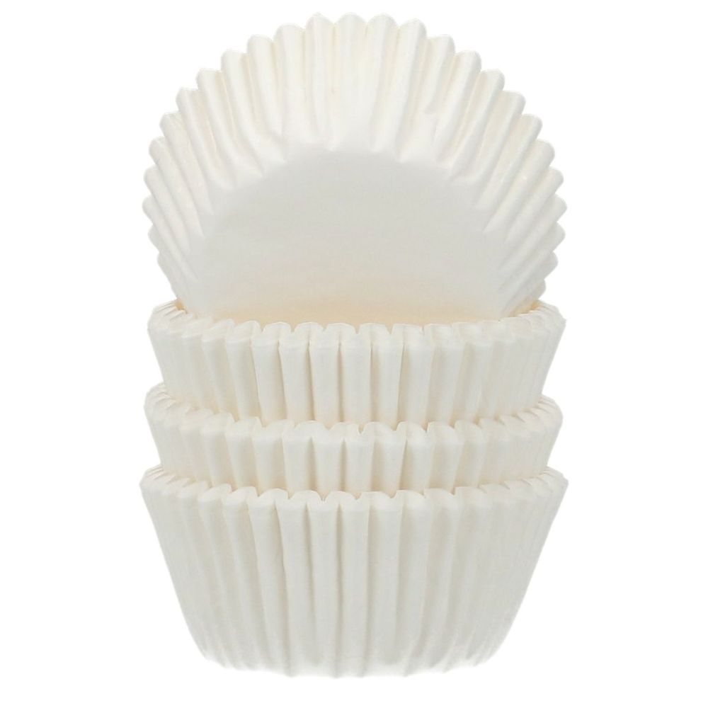 FunCakes White - Mini Baking Cups