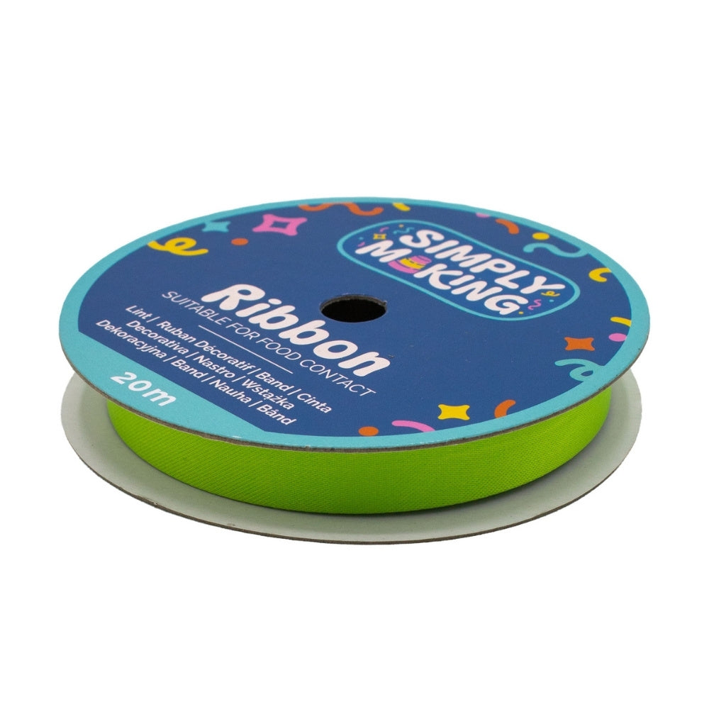 Simply Making Lime Green Food-Safe Ribbon x 20 Metres