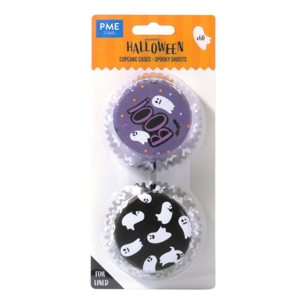PME Spooky Ghosts Halloween Foil-Lined Cupcake Cases x 60