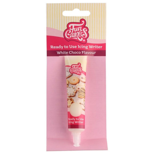 FunCakes White Choco Flavour - Ready to Use Icing Writer 25g