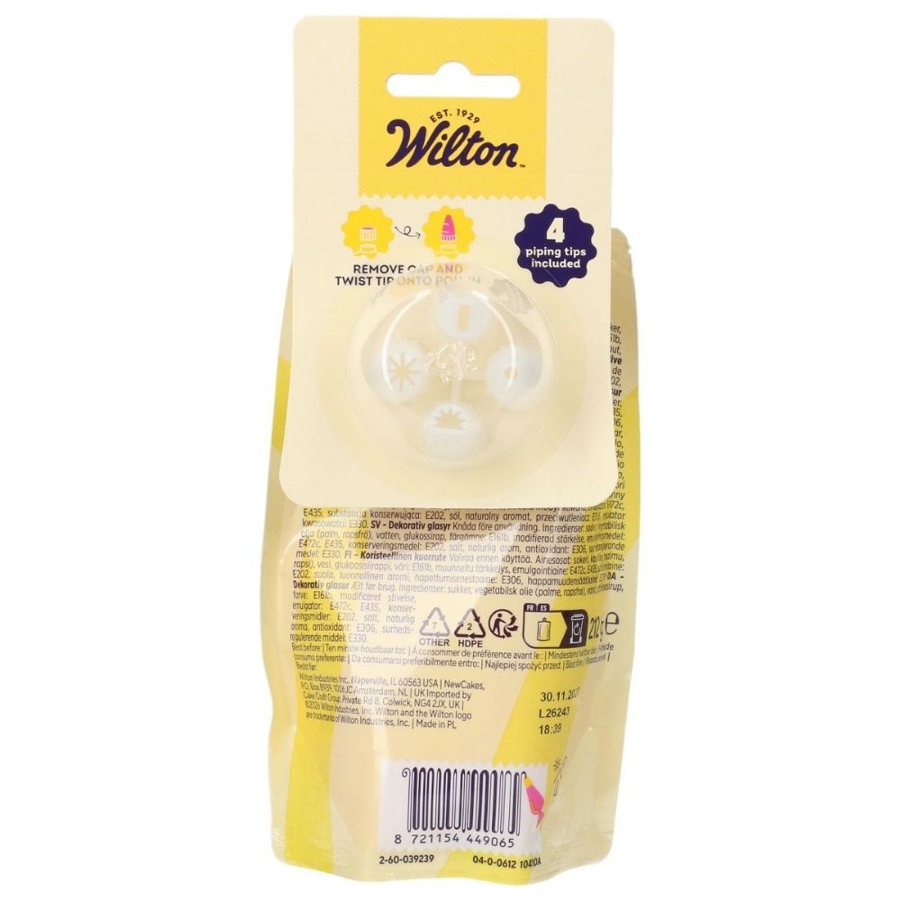 Wilton Yellow - Decorator Icing 212g
