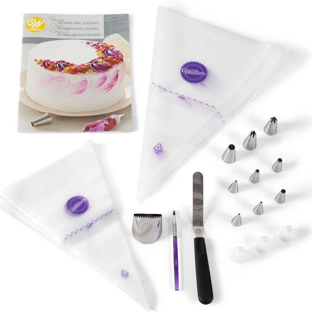 Wilton How To Decorate Cakes & Desserts Kit (39 Piece)