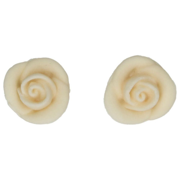FunCakes White Roses Sugarpaste Decorations Set of 6