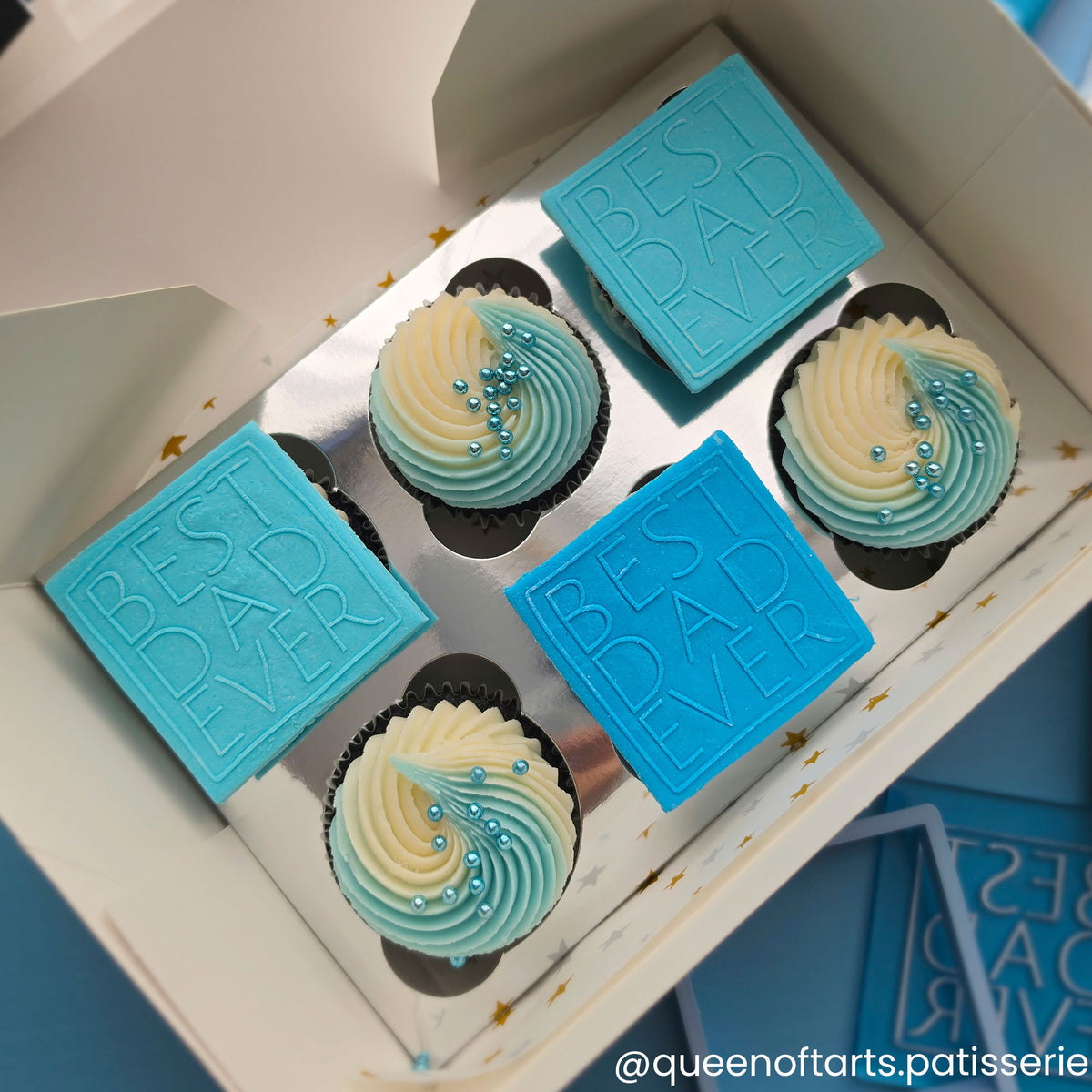 Simply Making Silver Metallic Cupcake Box Pack Of 2
