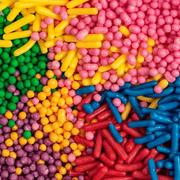 PME Rainbow Assorted Sprinkles Set of 7