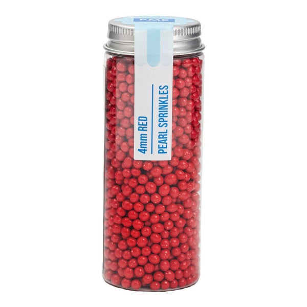 PME 4mm Red Pearl Sprinkles 74g