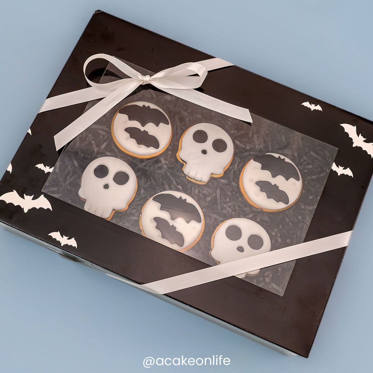 Simply Making Halloween Bat Satin Cupcake Box
