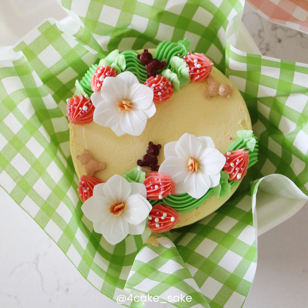 Simply Making Green Gingham Printed Greaseproof Liners x 50