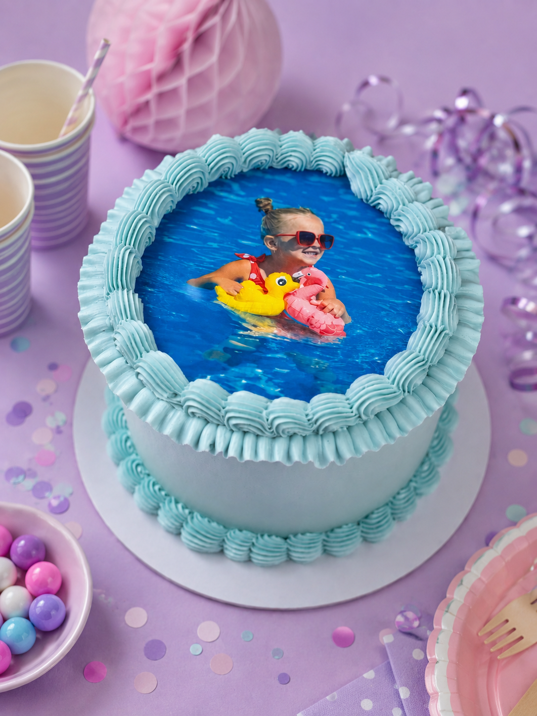 The Cake Decorating Co. Circular Edible Image Sheet 8 Inch Round