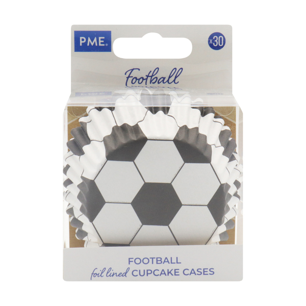 PME Football Cupcake Cases x 30