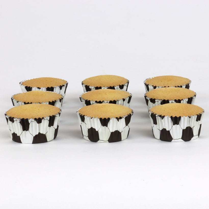 PME Football Cupcake Cases x 30
