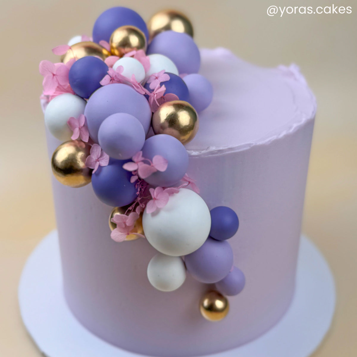 Simply Making Purple Ombre & Gold Decorative Ball Set