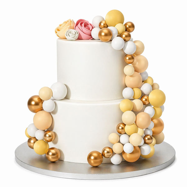 Simply Making Lemon Ombre & Gold Decorative Ball Set