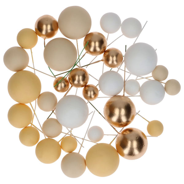 Simply Making Lemon Ombre & Gold Decorative Ball Set