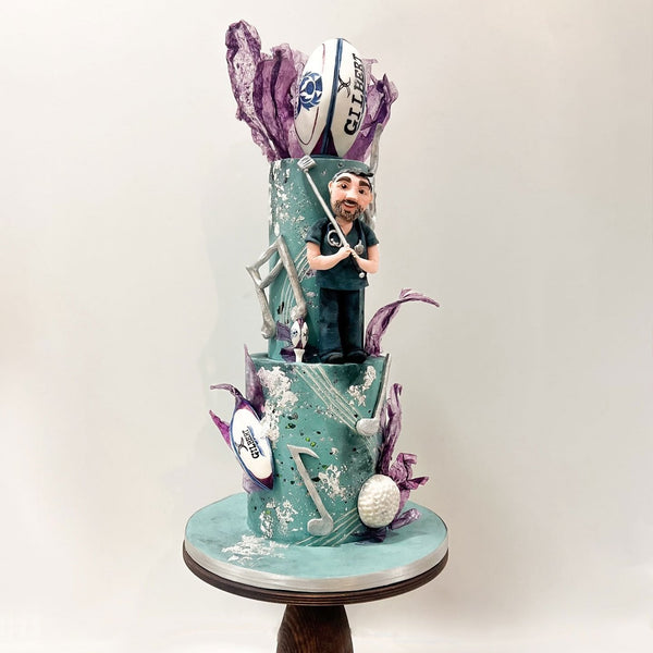 Sporty 50th Birthday Cake