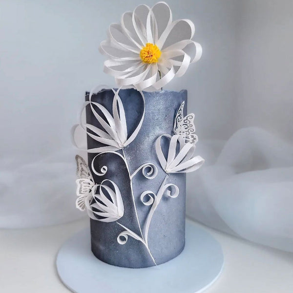 Wafer Paper Flower Cake