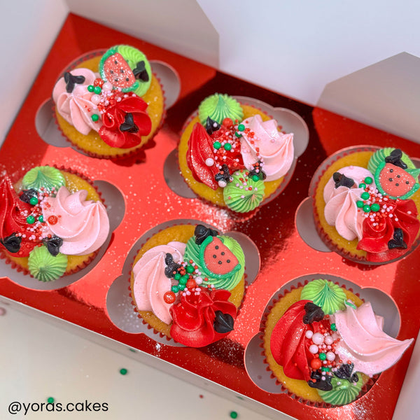Simply Making Red Metallic Cupcake Box Pack Of 2