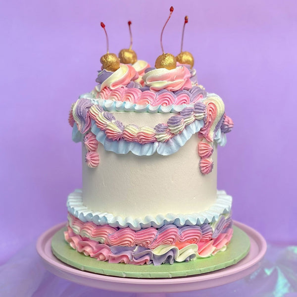 Dreamy Pastel Lambeth Cake